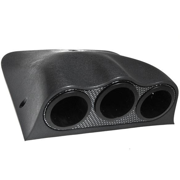 scion tc triple gauge cluster with carbon fiber accent