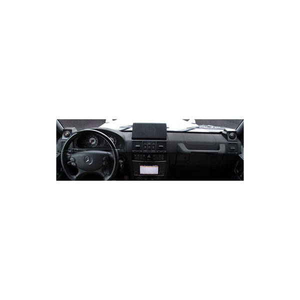mercedes g55 dashboard audio mod