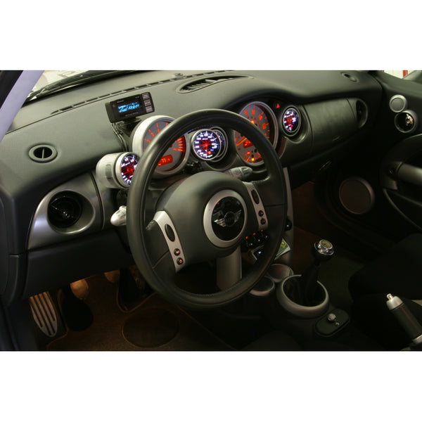 mini cooper steering column gauge pods