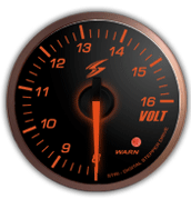 amber volt meter