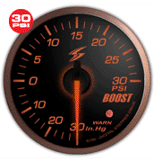 amber 30psi boost gauge