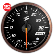30psi boost gauge
