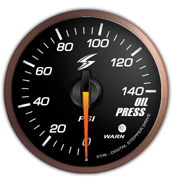 crystal clear oil pressure gauge
