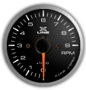 racing tachometer rpm gauge
