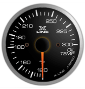 clear lens oil temperature stri gauge