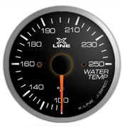 clear lens water temperature meter