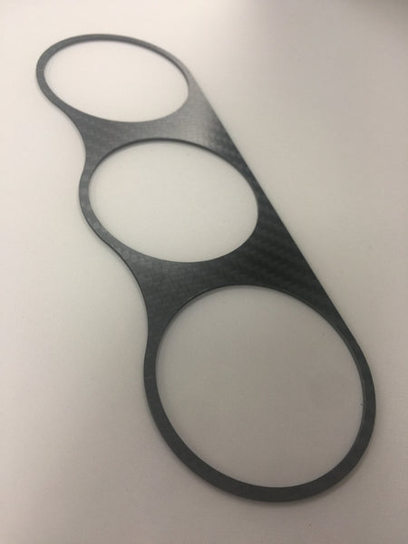 Carbon Fiber Face Plate - WRX/STI Triple Gauge